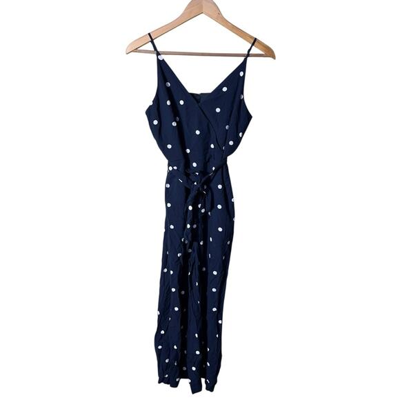 NEW LOFT Outlet Polka Dot Camisole Jumpsuit Size 2 - Picture 2 of 7